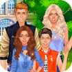 superstar family dress up game